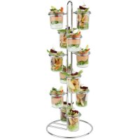 APS Serviergestell für 12 Weck-Gläser, chrom