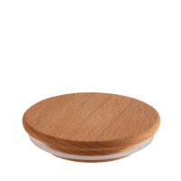 APS Couvercle pour bocal Weck, bois de hêtre, set...