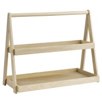 APS Etagère VALO, 2-stufig, eiche, 555 x 265 x 445 mm