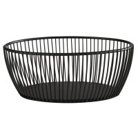 APS Corbeille à pain & à fruits SVART, ovale, blanc