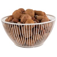 APS Brot- und Obstkorb SVART, rund, 175 mm, weiss