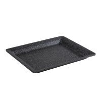 APS Tablett FROSTFIRE, (B)325 x (T)265 mm, silber-schwarz