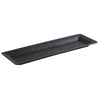 APS Tablett FROSTFIRE, (B)325 x (T)265 mm, silber-schwarz
