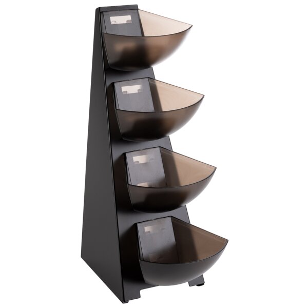 APS Portionsspender MULTI RACK, 4-stufig, Edelstahl schwarz