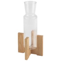 APS Pied pour carafe en verre VALO, en chêne