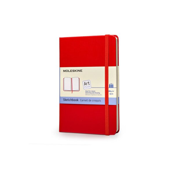MOLESKINE Skizzenbuch A5 0345 blanko rot, CHF 34.28