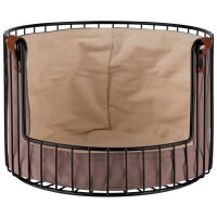 APS Corbeille à pain et à fruits, rond, diamètre 275mm, noir