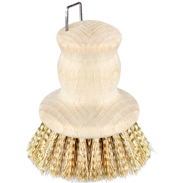Peggy Perfect Topfb&uuml;rste, Holz natur, rund