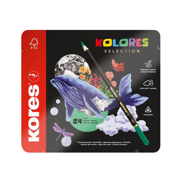 Kores Crayon de couleur 'KOLORES SELECTION', étui de 24 | Internetstore.ch