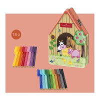 FABER-CASTELL Feutre CONNECTOR PEN, boîte de 18