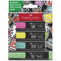 FABER-CASTELL Textmarker TEXTLINER 46 GRAFFITI, 8er Etui