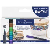 FABER-CASTELL Creative Marker, 6er Etui "Fairy...