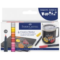 FABER-CASTELL Creative Marker, 6er Etui "Summer...