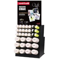 uni-ball Marqueur craie Chalk, présentoir de 33...