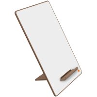 nobo Mini-Weisswandtafel-Set mit Holzrahmen, DIN A4, weiss