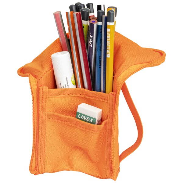 Oxford Schlamper-Etui "Stand-Up", Polyester, orange
