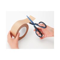 PLUS JAPAN Universalschere FITCUT CURVE Titanium, blau