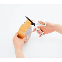 PLUS JAPAN Ciseaux universels FITCUT CURVE Fluor, gris/blanc