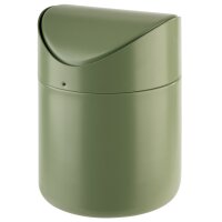 APS Tisch-Abfallbehälter SNAP, aus Edelstahl, grün