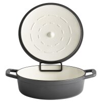 APS Cocotte avec couvercle 5STARS, 2,5 litres, anthracite