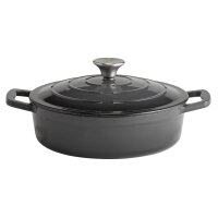 APS Cocotte avec couvercle 5STARS, 2,5 litres, anthracite