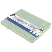 kangaro Cahier de croquis, couverture PU rigide, A5, menthe