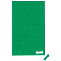 MAUL Symbole magnétique flèche, 20 x 10 mm,...