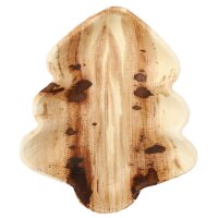 PAPSTAR Assiette feuille de palmier pure Star