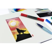 kangaro Bloc de papier aquarelle, 240 x 320 mm, 16 feuilles