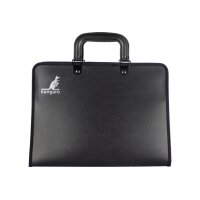 kangaro Zeichnungsmappe, DIN A2, PP, mit Griff, schwarz