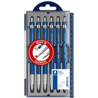 STAEDTLER Fallminenstift Mars technico 780 C, blau, 6er Etui