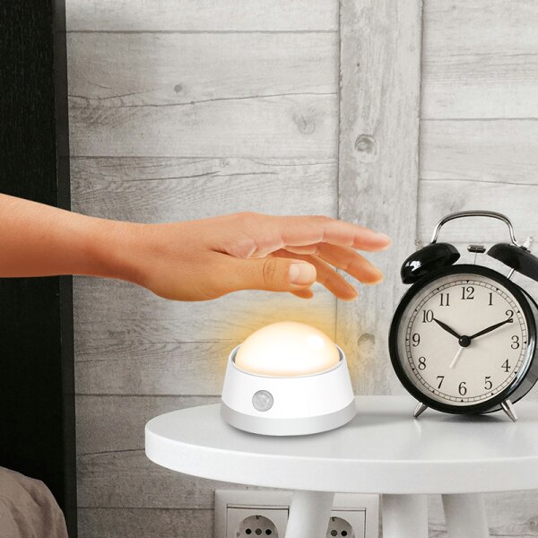 LogiLink Veilleuse LED avec détecteur mouvement & crépuscule