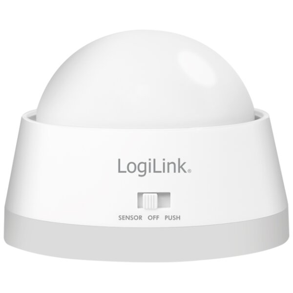 LogiLink Veilleuse LED avec détecteur mouvement & crépuscule