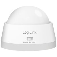 LogiLink Veilleuse LED avec détecteur mouvement & crépuscule