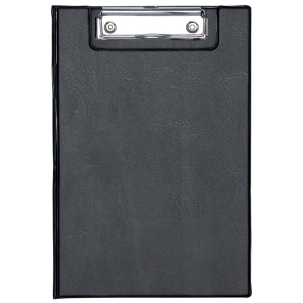 MAUL Porte-bloc &agrave; pince plastifi&eacute;, A5, noir