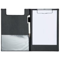 MAUL Porte-bloc à pince plastifié, A5, noir