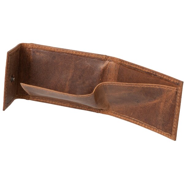 Alassio Mini porte-monnaie, en cuir, marron