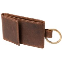 Alassio Mini porte-monnaie, en cuir, marron