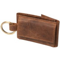 Alassio Mini porte-monnaie, en cuir, marron