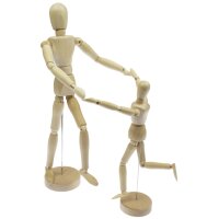 kangaro Gliederpuppe, neutral, Höhe: 200 mm