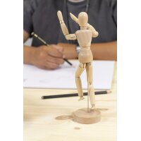 kangaro Gliederpuppe, neutral, Höhe: 200 mm