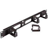 LogiLink Panneau passe-câbles 19, 1 U, avec 4 boucles
