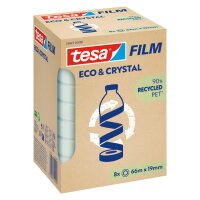 tesa Film ECO & CRYSTAL, transparent, 15 mm x 10 m