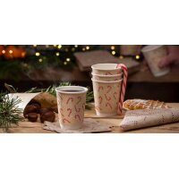 PAPSTAR Gobelet en carton Candy Canes, 0,2 l