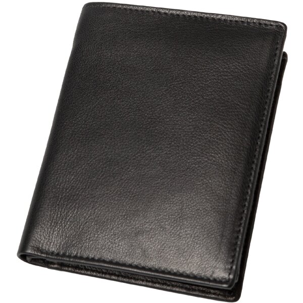 Alassio Portefeuille, format portrait, en cuir, marron