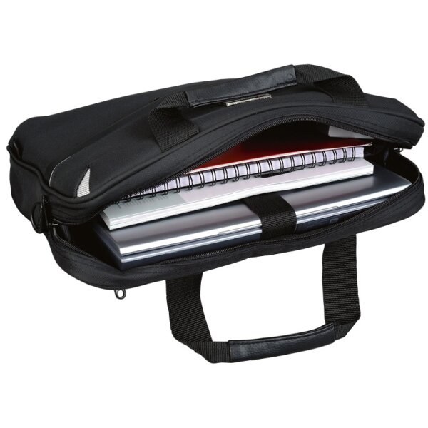 LiGHTPAK Notebook-Tasche SIERRA, Polyester, schwarz
