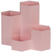 WEDO Multiköcher HONEYCOMB, 4 Fächer, PP, türkis