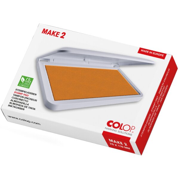COLOP Tampon encreur, Make 2, 110 x 70 mm, cozy red