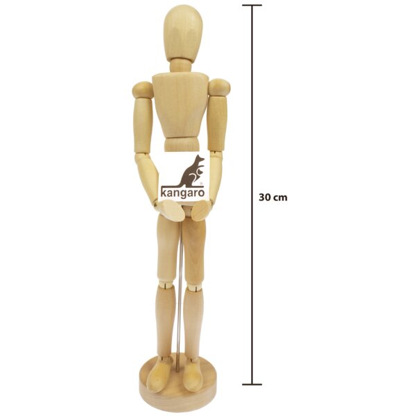 kangaro Mannequin articul&eacute;, hauteur: 300 mm, neutre