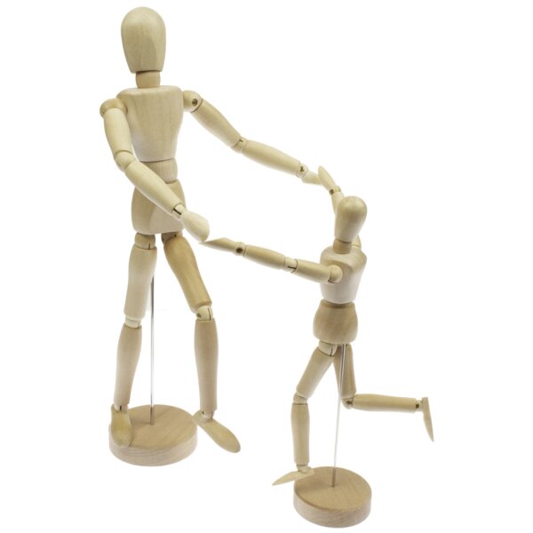 kangaro Mannequin articul&eacute;, hauteur: 300 mm, neutre
